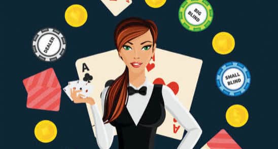 Le bouton de poker