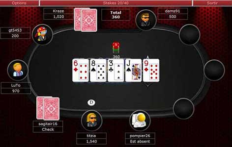 Jouer sur les tables de poker