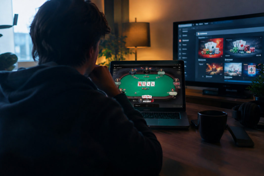 Joueur lance Poker Rivals play money sur Steam, jetons virtuels visibles