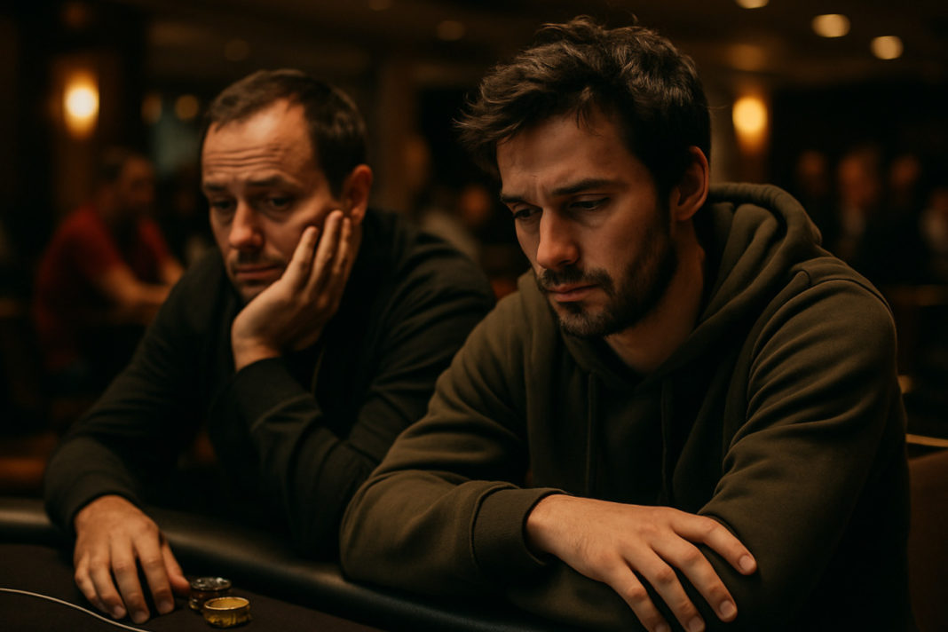 Deux champions du poker français en interview au studio Club Poker Radio.