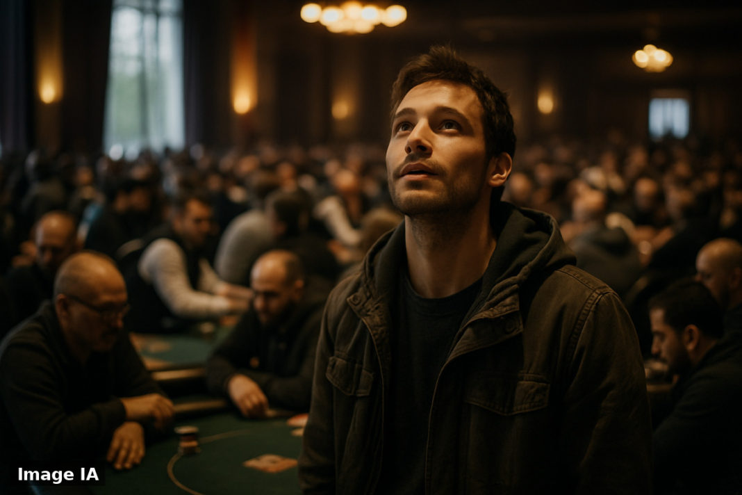 Salle de poker bondée à Aix-les-Bains lors du Winamax Poker Tour 2026-2027.